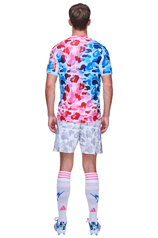 adidas Originals t-shirt BAPE FB JERSEY KA0040 niebieski AW25