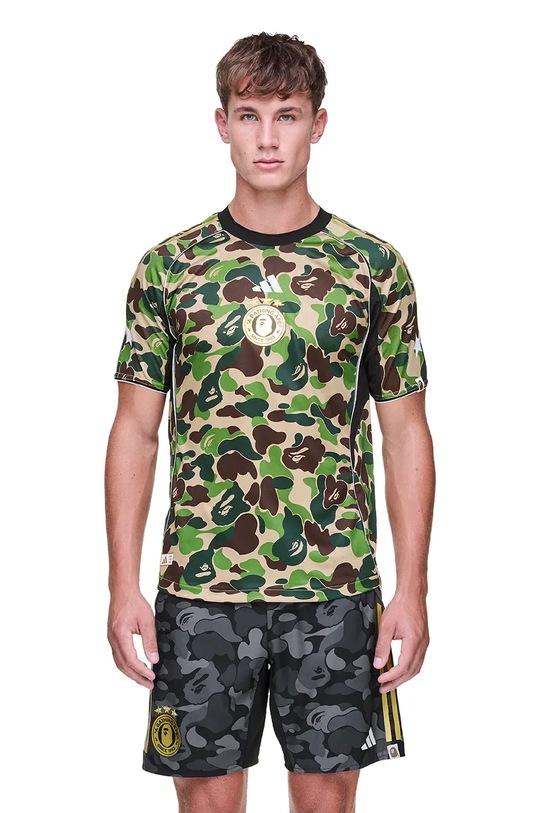 adidas Originals t-shirt BAPE FB JERSEY pozostałe zielony KB2202