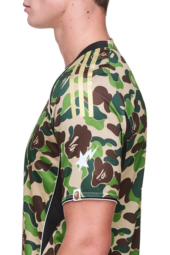 adidas Originals t-shirt BAPE FB JERSEY KB2202 zielony AW25