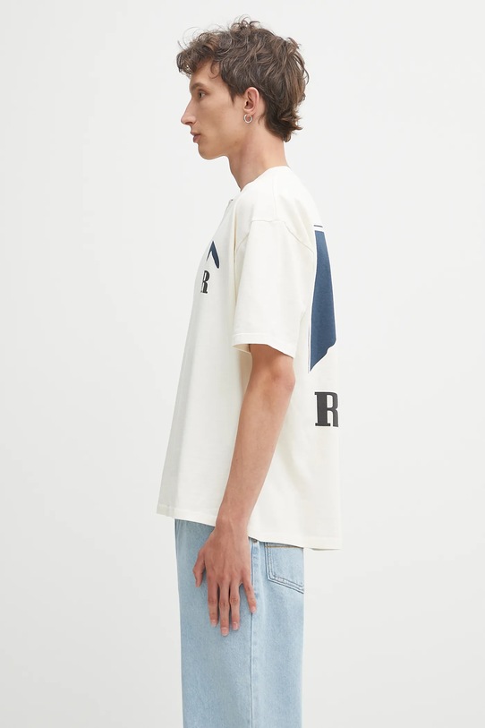 RHUDE t-shirt in cotone Moonlight RHPF25TT02012 beige AW25