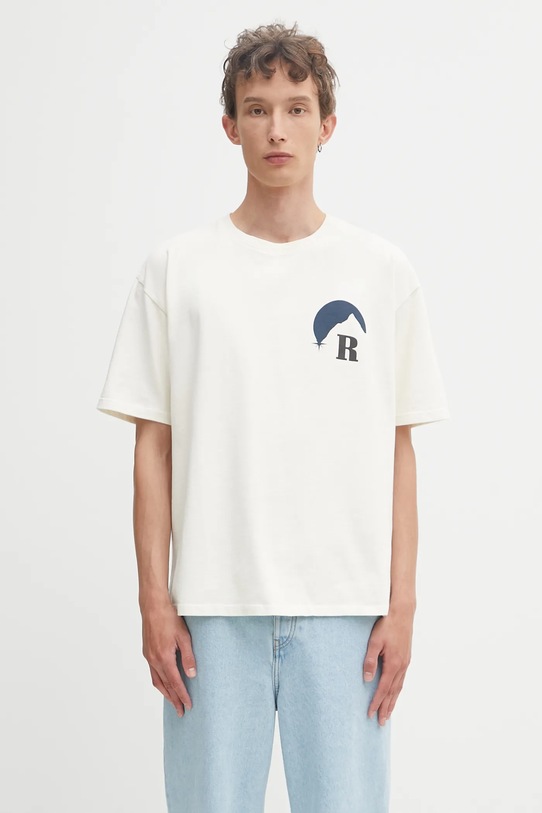 Abbigliamento RHUDE t-shirt in cotone Moonlight RHPF25TT02012 beige