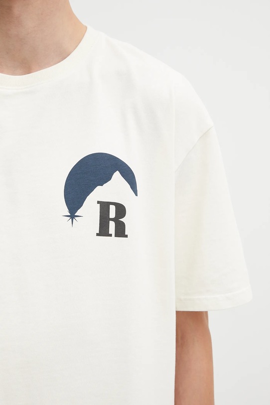 RHUDE t-shirt in cotone Moonlight beige RHPF25TT02012