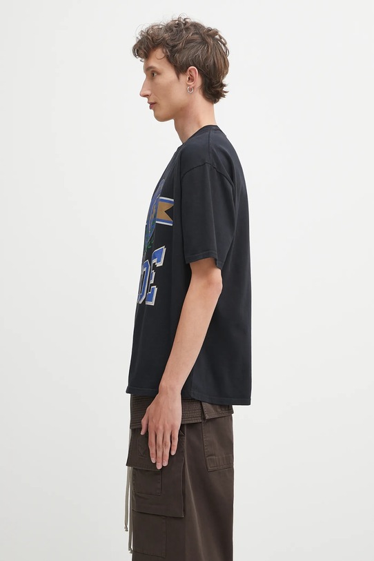 RHUDE t-shirt in cotone Cotswold Crest RHPF25TT06012 nero AW25