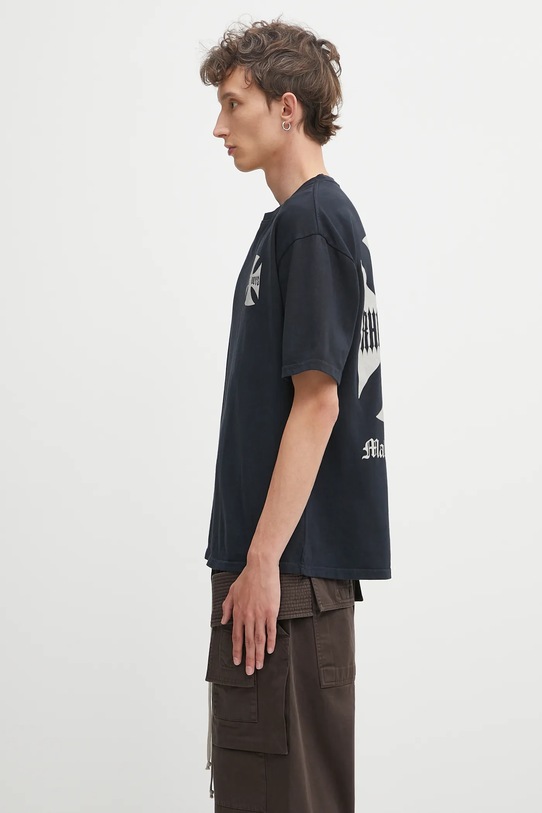 Памучна тениска RHUDE RHPF25TT07012 черен AW25