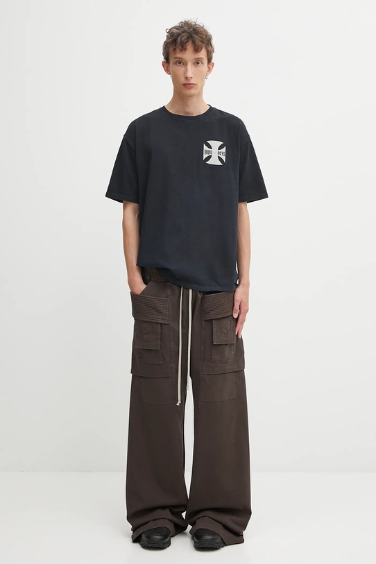 Памучна тениска RHUDE RHPF25TT07012 черен
