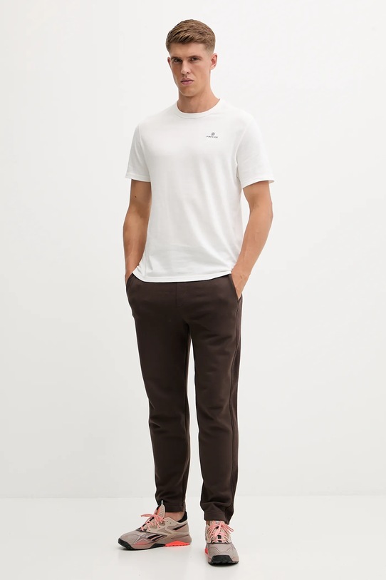 BOGNER Fire+Ice t-shirt bawełniany ADO 54369760 beżowy AW25