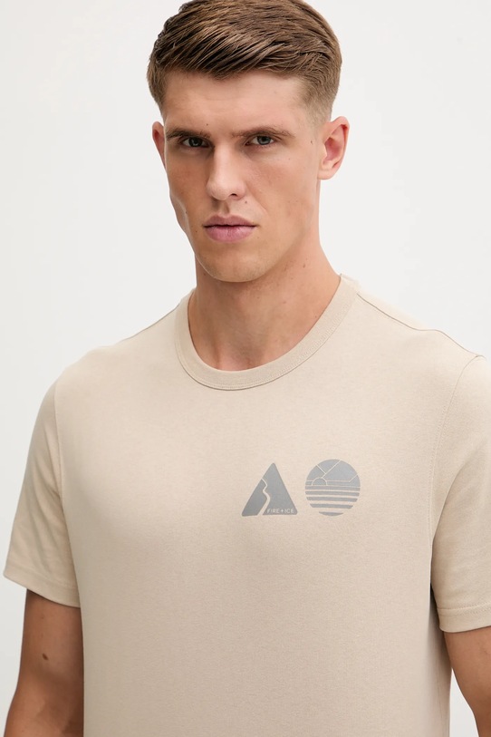 BOGNER Fire+Ice t-shirt bawełniany ADO beżowy 54369760