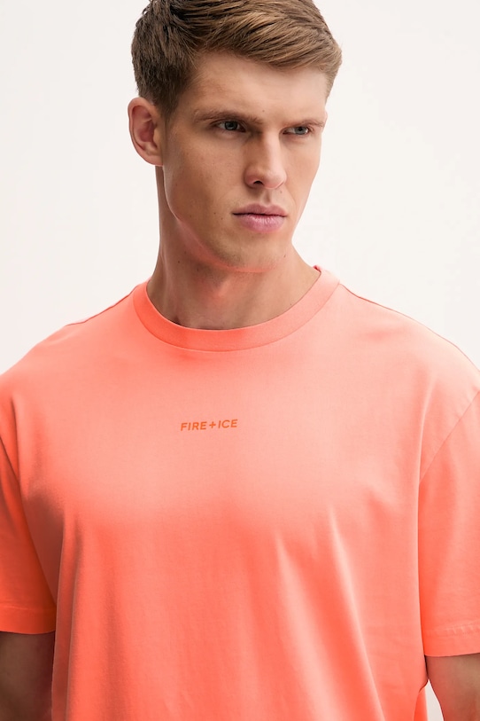 BOGNER Fire+Ice t-shirt bawełniany AVAN pomarańczowy 54389608