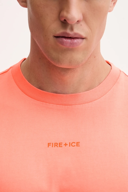 BOGNER Fire+Ice t-shirt bawełniany AVAN 54389608 pomarańczowy
