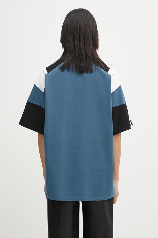 Дрехи Памучна тениска Martine Rose Oversized Panelled 630JE01529D син