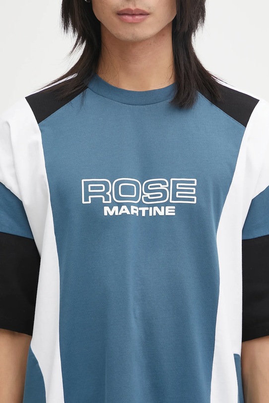 Памучна тениска Martine Rose Oversized Panelled син 630JE01529D