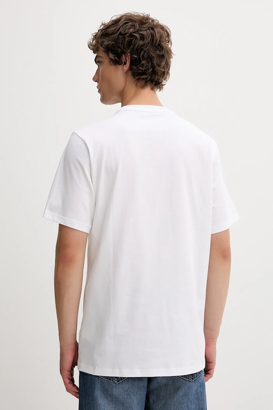 Odzież Converse t-shirt bawełniany BLUEY CVM5T501 biały