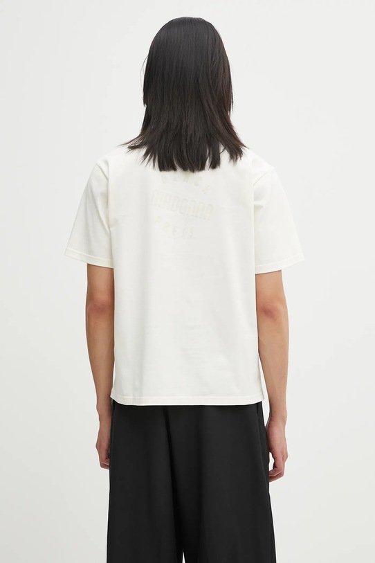 Ρούχα Βαμβακερό μπλουζάκι Wales Bonner Selah Oversized T Shirt UA25JE29.JE01.100 μπεζ