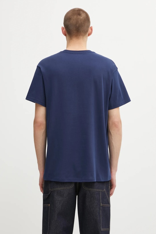 Odzież Carhartt WIP t-shirt bawełniany S/S Script Embroidery T-Shirt I030435.3CCXX niebieski