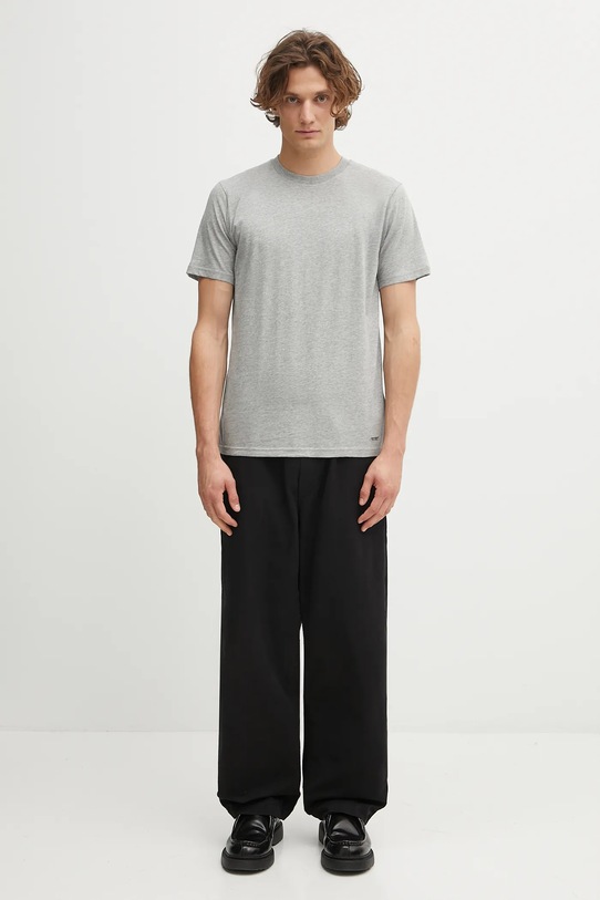 Carhartt WIP t-shirt bawełniany Standard Crew Neck T-Shirt 2-pack I029370.14FXX szary