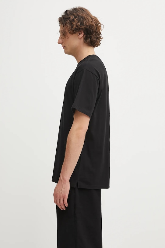 Carhartt WIP t-shirt bawełniany S/S Madison T-Shirt I033000.K02XX czarny AW25