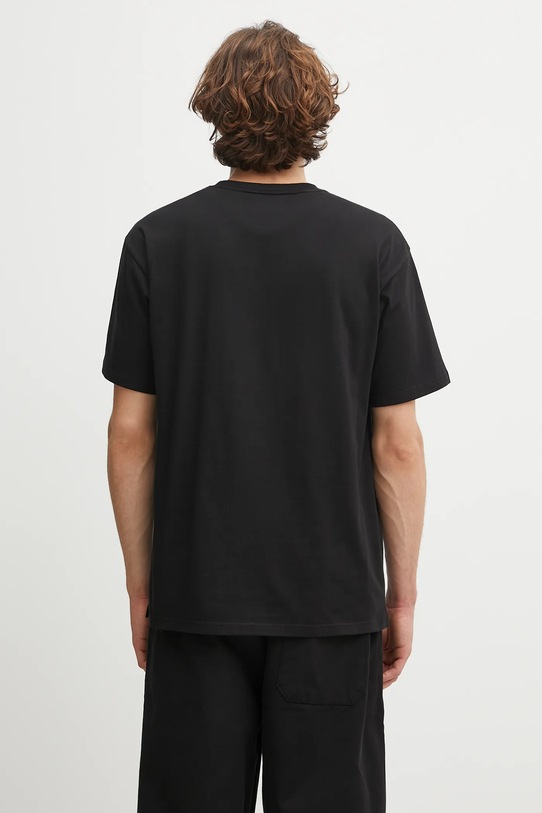 Odzież Carhartt WIP t-shirt bawełniany S/S Madison T-Shirt I033000.K02XX czarny