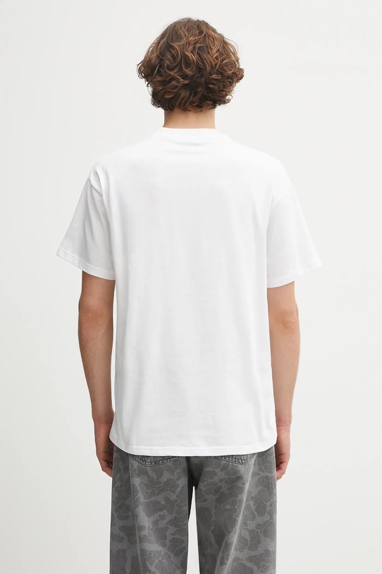 Odzież Carhartt WIP t-shirt bawełniany S/S Fairplay T-Shirt I035433.02XX biały