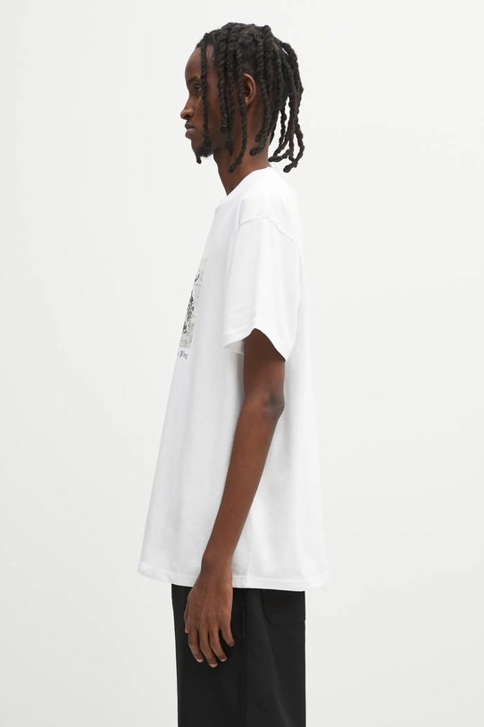 Carhartt WIP t-shirt bawełniany S/S No Play T-Shirt I035452.02XX biały AW25