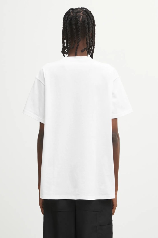Odzież Carhartt WIP t-shirt bawełniany S/S No Play T-Shirt I035452.02XX biały