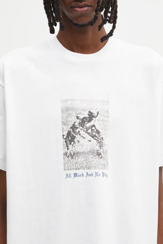Carhartt WIP t-shirt bawełniany S/S No Play T-Shirt biały I035452.02XX