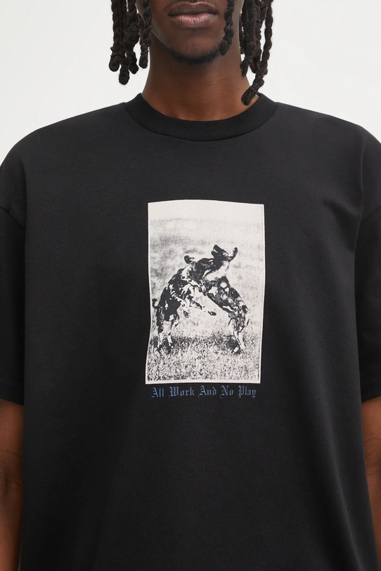 Pamučna majica Carhartt WIP S/S No Play T-Shirt crna I035452.89XX