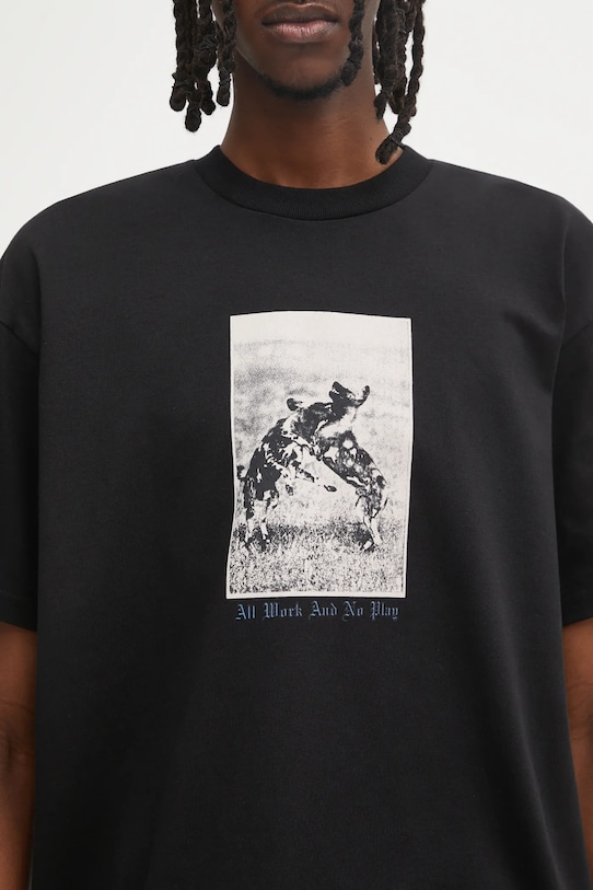 Bavlnené tričko Carhartt WIP S/S No Play T-Shirt čierna I035452.89XX