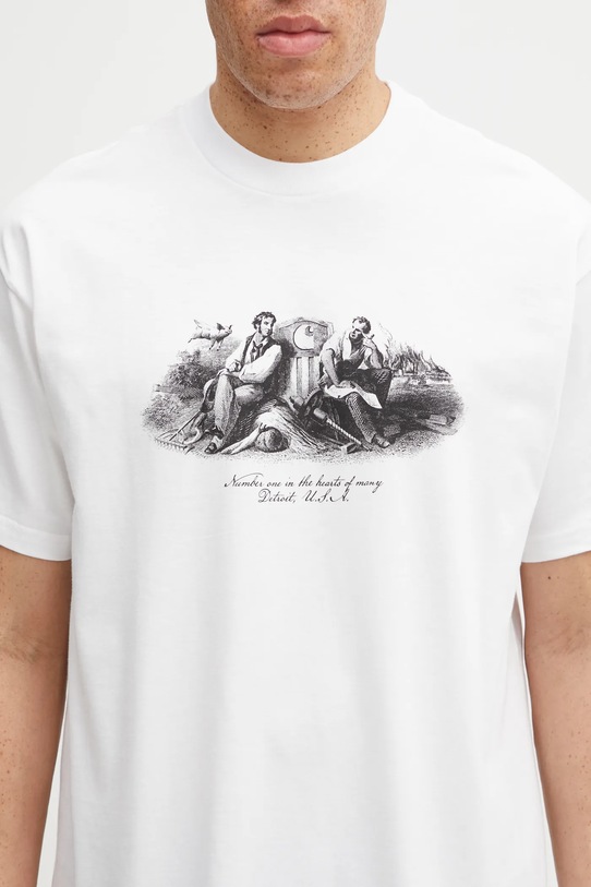 Carhartt WIP t-shirt bawełniany S/S Workers T-Shirt biały I035499.02XX
