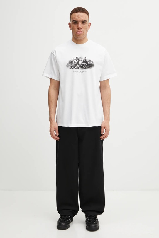 Carhartt WIP t-shirt bawełniany S/S Workers T-Shirt I035499.02XX biały