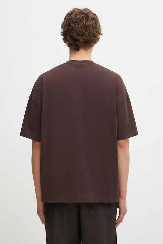 Oblečení Bavlněné tričko Carhartt WIP S/S Work Pocket T-Shirt I035523.33HXX hnědá