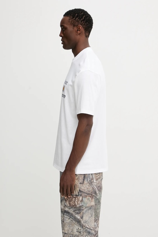 Carhartt WIP t-shirt bawełniany S/S Schooling Heart T-Shirt I035455.02XX biały AW25