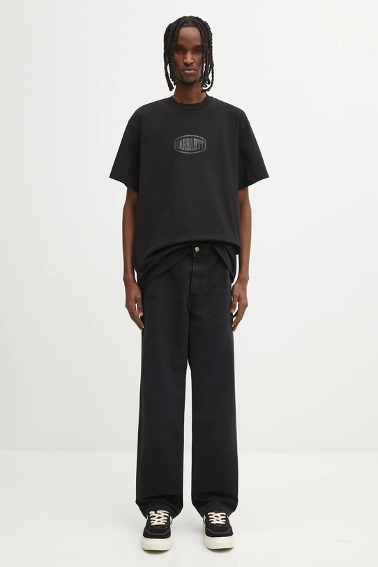 Carhartt WIP t-shirt bawełniany S/S Four Star T-Shirt I035443.89XX czarny