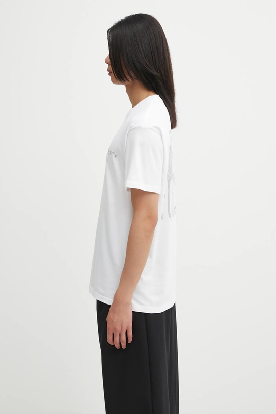 Carhartt WIP tricou din bumbac S/S Okniceok 01 T-Shirt I035440.02XX alb AW25