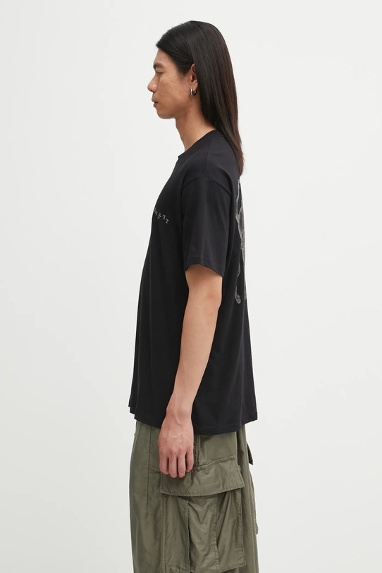 Carhartt WIP t-shirt bawełniany S/S Okniceok 01 T-Shirt I035440.89XX czarny AW25