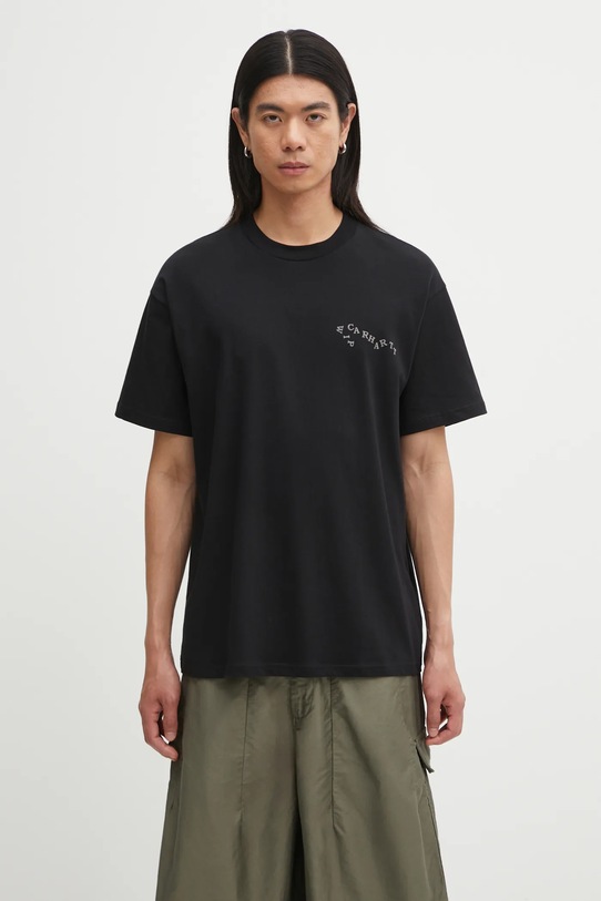 Odzież Carhartt WIP t-shirt bawełniany S/S Okniceok 01 T-Shirt I035440.89XX czarny