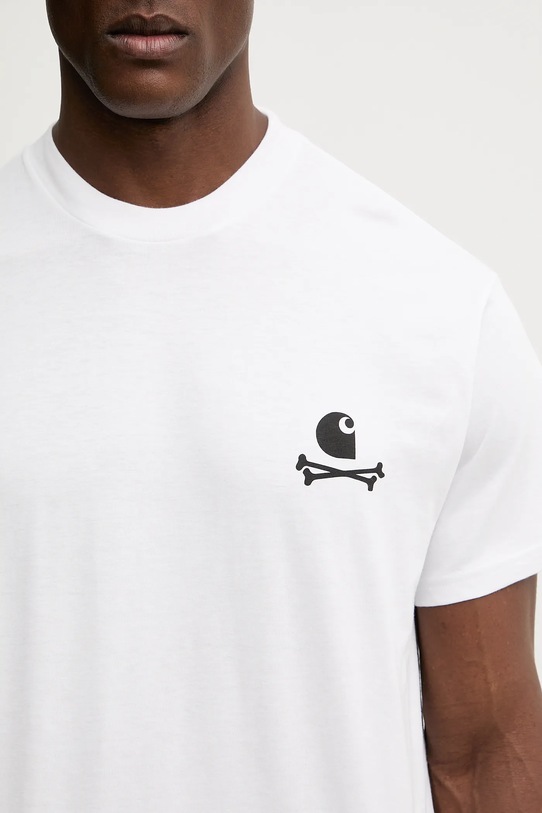Carhartt WIP t-shirt bawełniany S/S C Logo Archive T-Shirt biały I035439.02XX