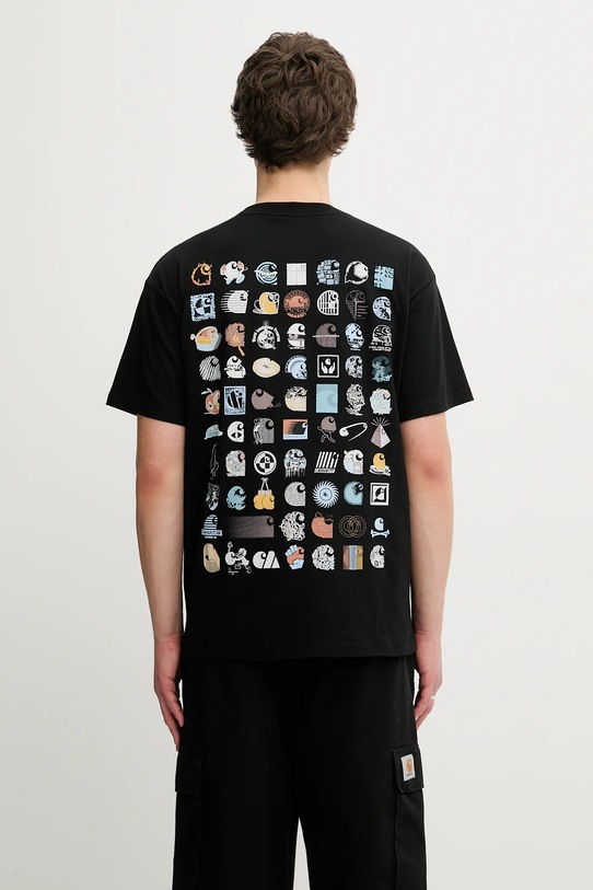 Carhartt WIP t-shirt bawełniany S/S C Logo Archive T-Shirt nadruk czarny I035439.89XX