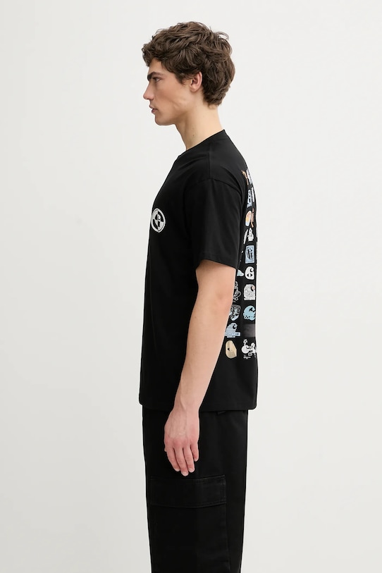 Carhartt WIP t-shirt bawełniany S/S C Logo Archive T-Shirt I035439.89XX czarny AW25