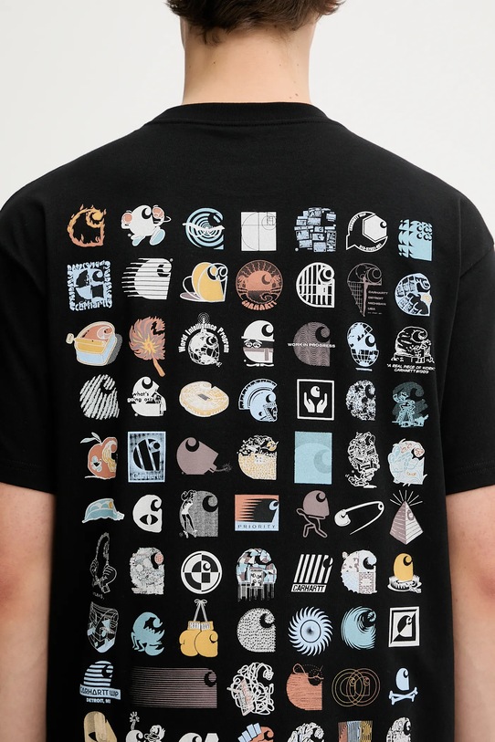 Carhartt WIP t-shirt bawełniany S/S C Logo Archive T-Shirt czarny I035439.89XX