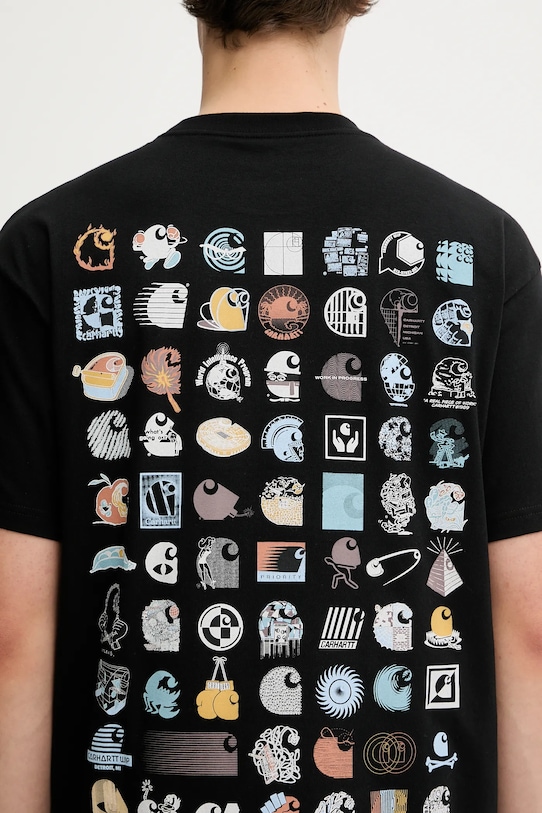 Carhartt WIP t-shirt bawełniany S/S C Logo Archive T-Shirt czarny I035439.89XX