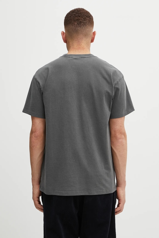 Odzież Carhartt WIP t-shirt bawełniany S/S Helix Redux T-Shirt I035485.89GD szary