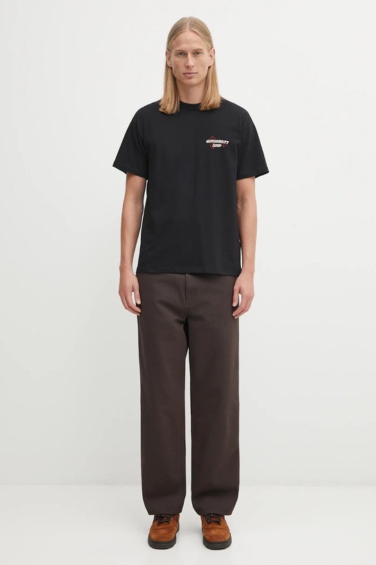 Bavlněné tričko Carhartt WIP S/S Wiptopia T-Shirt I035492.89XX černá