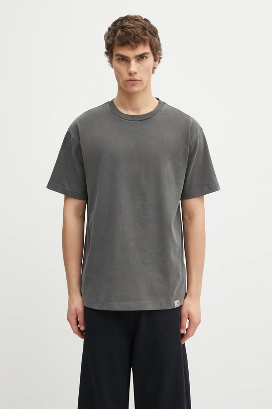 Odzież Carhartt WIP t-shirt bawełniany S/S RGGD T-Shirt I035448.89GD szary