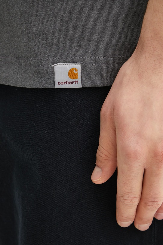 Carhartt WIP t-shirt bawełniany S/S RGGD T-Shirt szary I035448.89GD