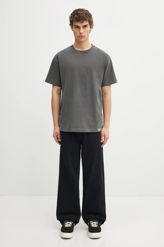 Carhartt WIP t-shirt bawełniany S/S RGGD T-Shirt I035448.89GD szary