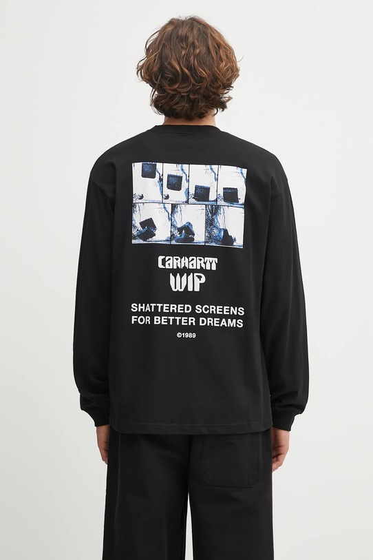 Carhartt WIP longsleeve bawełniany L/S Better Dreams T-Shirt nadruk czarny I035458.89XX