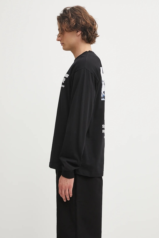 Bavlnené tričko s dlhým rukávom Carhartt WIP L/S Better Dreams T-Shirt I035458.89XX čierna AW25