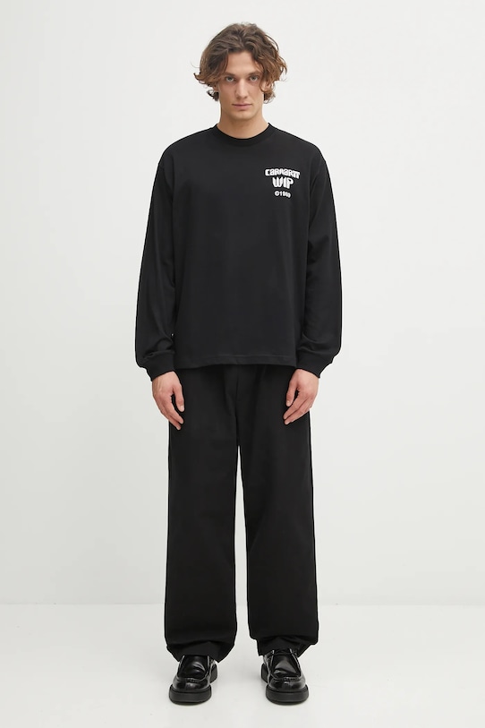 Bavlnené tričko s dlhým rukávom Carhartt WIP L/S Better Dreams T-Shirt I035458.89XX čierna