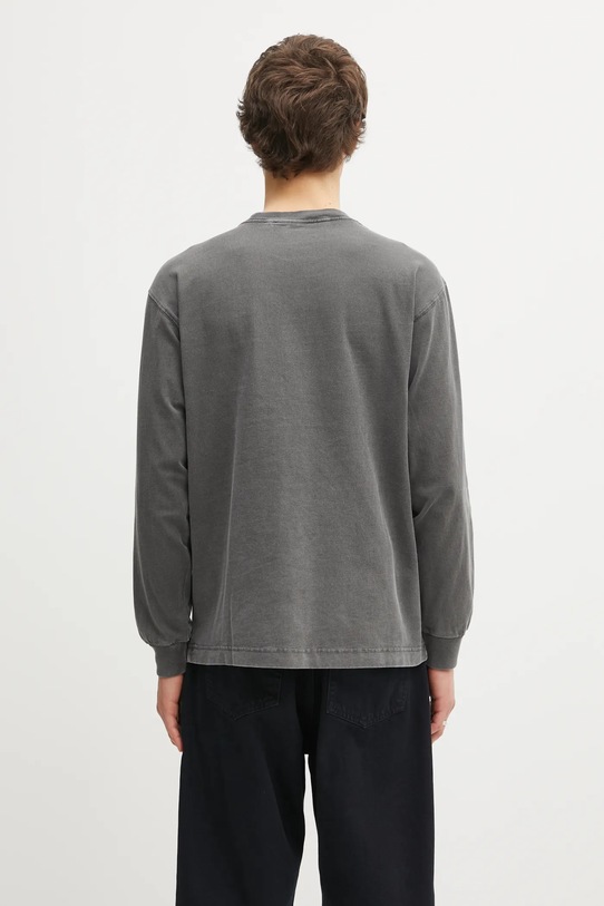 Odzież Carhartt WIP longsleeve bawełniany L/S Vista T-Shirt I030779.89GD szary