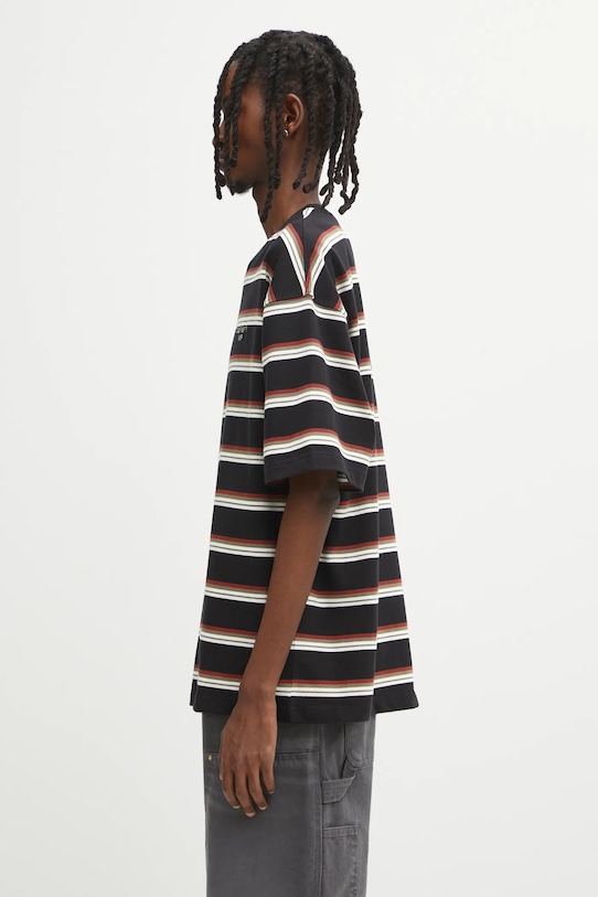 Pamučna majica Carhartt WIP S/S Holm T-Shirt I035302.37DXX crna AW25